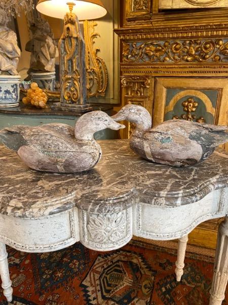 Paire de canards anciens  ( appelants )